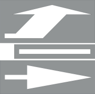 Трафарет дорожный для нанесения разметки «Стрелки» 1.18 Трафарет дорожный для нанесения разметки «Стрелки» 1.18