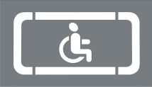 Трафарет дорожный для нанесения разметки «Инвалид» 1.24.3 Трафарет дорожный для нанесения разметки «Инвалид» 1.24.3