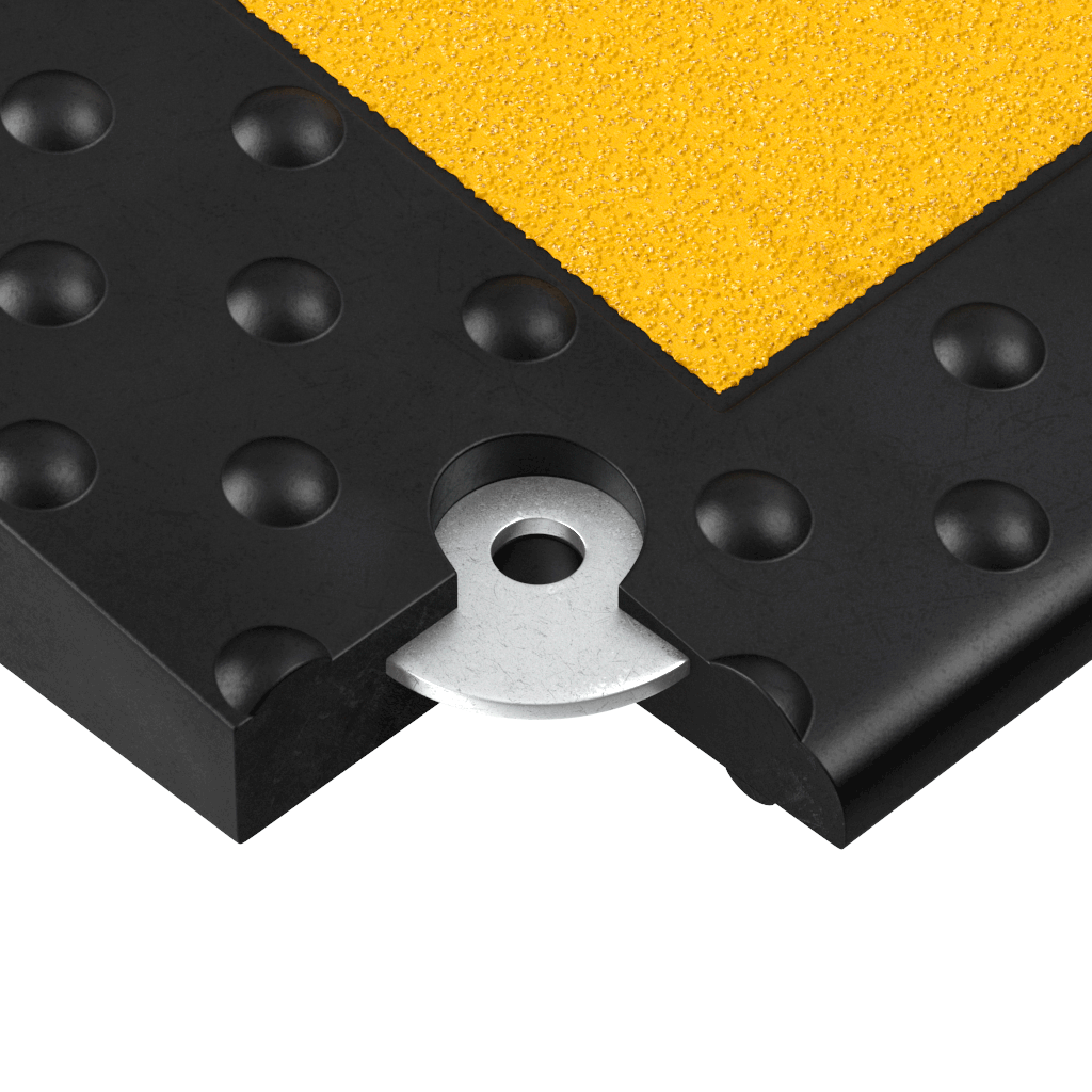 ИДН-900-1 Резиновый лежачий полицейский Средний элемент + Армирование металлокордом усиленное крепление