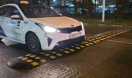 Установка ИДН на проезжей части