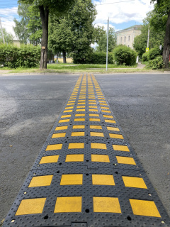 Лежачий полицейский ИДН-900-1 Средний элемент Сотовая структура + Усиленное крепление Лежачий полицейский ИДН-900-1 Средний элемент Сотовая структура + Усиленное крепление