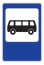 Маска дорожного знака 5.16 (синий фон с белой окантовкой)