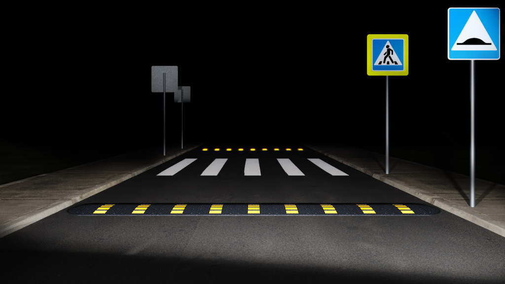 ИДН-900-1 Лежачий полицейский армированный металлокордом перед пешеходным переходом ИДН-900-1 Лежачий полицейский армированный металлокордом перед пешеходным переходом