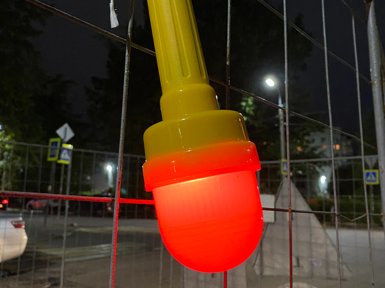 Обеспечение видимости места проведения ремонтных работ с помощью фонарей сигнальных Обеспечение видимости места проведения ремонтных работ с помощью фонарей сигнальных