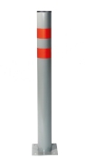 Столбик анкерный серии «Эконом» с пластиковой заглушкой
