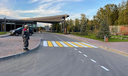 Дорожная разметка коттеджных поселков