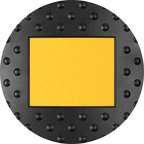 ИДН-300-1  лежачий полицейский композит с желтым светоотражателем
