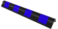 ДКУ-20.1 Демпфер угловой резиновый Синий