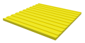 Тактильная полимерпесчаная плитка продольные рифы в линейном порядке 500х500х40