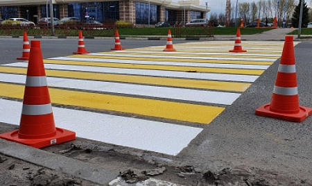 Разметка пешеходного перехода