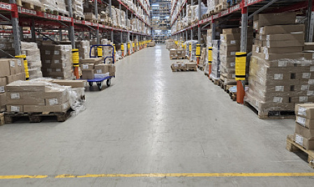 Защита стоек стеллажей Демпферами