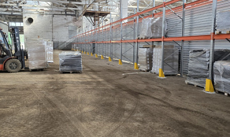 Защита стеллажей на складе