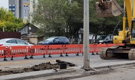 Ограждения места дорожных работ