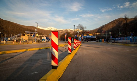 Разделение транспортных потоков. г. Сочи