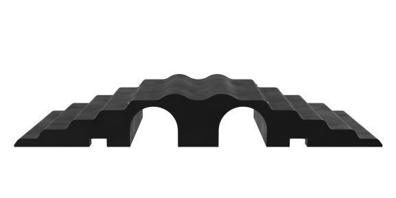 МШ-2-20 Кабельный мост для шлангов резиновый вид спереди