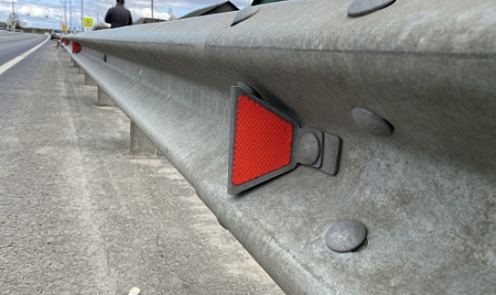 Дорожные катафоты на трассе Р-132