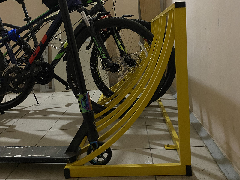 Велосипедная парковка на пять мест Велосипедная парковка на пять мест